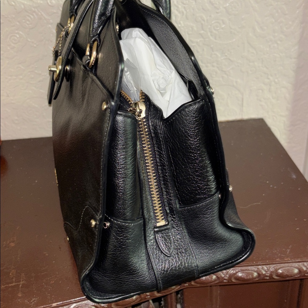 Coach Mercer black pebbled grain leather - Picture 5 of 9